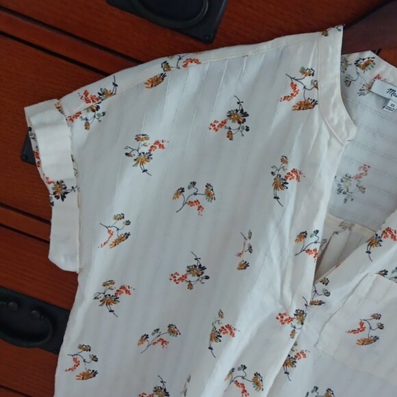 Madewell Bower Popover Shirt In Marseille Daisies - Picture 4 of 9